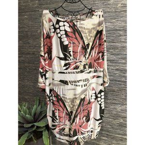 Gold Flava 3/4 Sleeve Top Blouse Plus Size 34
